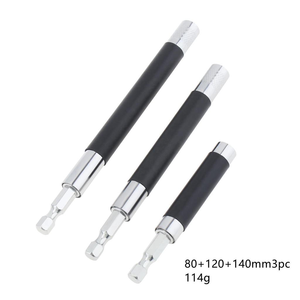 Magnetic 1/4 Hex Self-Locking Drill Extension Rod, 6.35mm