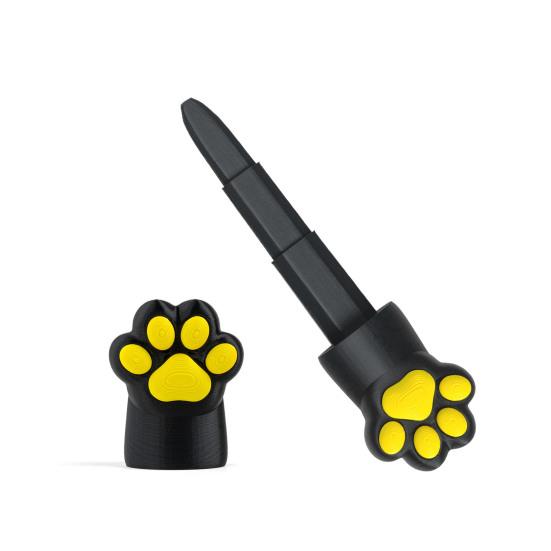 3D Printed Retractable Weapon Fidget Toy Cat Paw Shaped Plastic Weapon Model Stress Relief Fidget Toy for Home Office Desk Decor