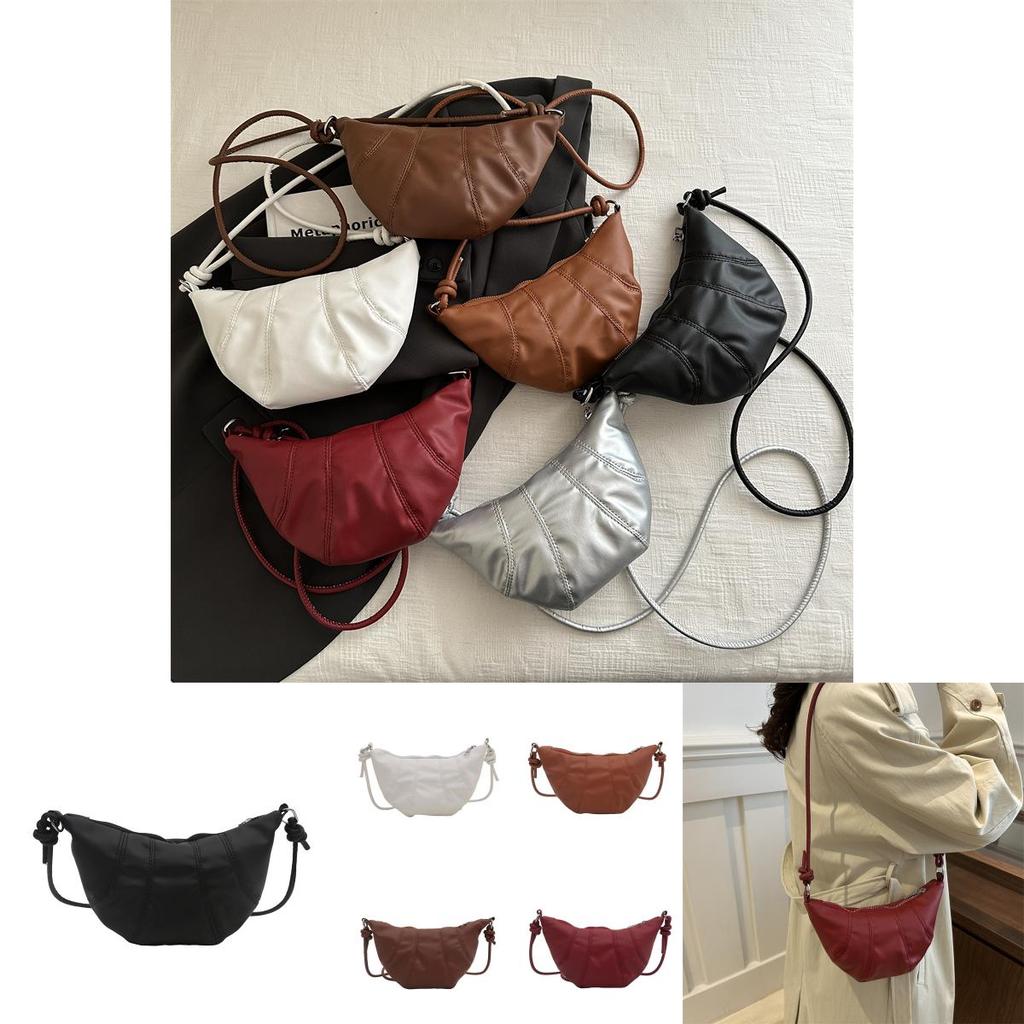 Chic French Style Pu Doughnut Bag For Women In Autumn 2024 Perfect For Casual Outfits