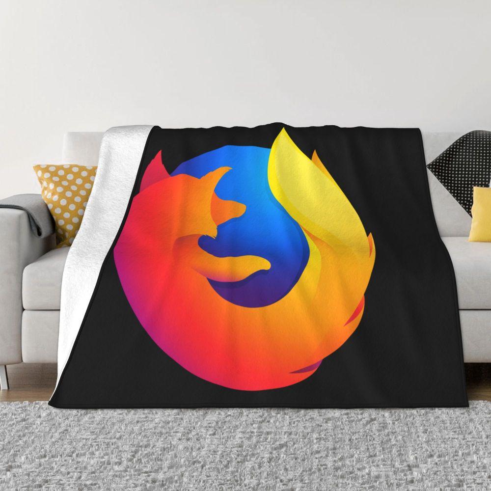 

NEW Mozilla Firefox Blankets and Throws Super Soft Thermal Indoor Outdoor Blanket for Living Room Bedroom Travel 30x40in