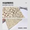 Ju Jingyi Knitted Hollow Baotou Hat Women's Big Head Circumference Show Face Small Cold Hat Spring and Summer Thin Stacking Hat