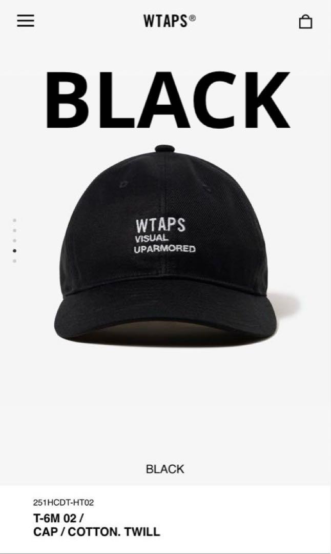 

[USED] wtaps T-6M 02 CAP COTTON TWILL Double Taps
