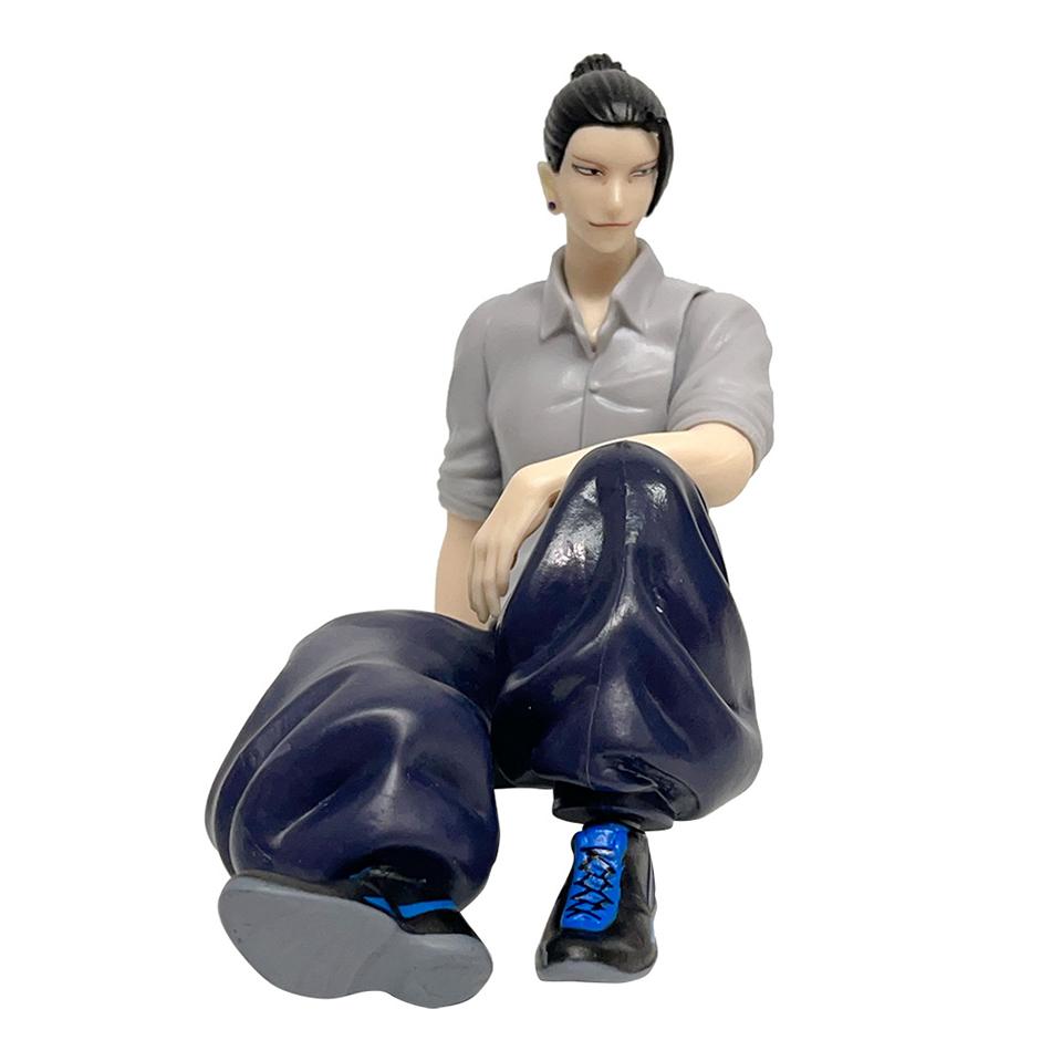 Нове Аніме Статуетка Сатору Годжо Фігурка Jujutsu Kaisen Гето Сугуру Сидяча Поза Фігурки Pvc Модель Сфера В'язниці Лялька Іграшки