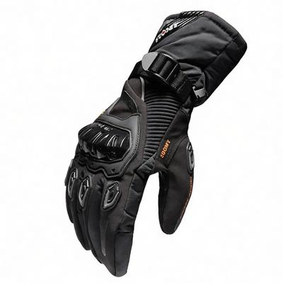 Motorcycle Gloves Waterproof Windproof Thermal Insulated Long Cuff Riding Protective Gear Men Women Adult Cyclist Safety