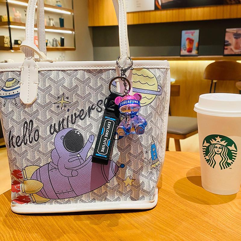 Bear Keychain Fashionable Durable Resin Accessory For Cars Bags And