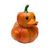 Vegetable Duck Figurine 3D Tomato Mushroom Duck Statue Resin Vegetable-Themed