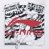 Li-Ning Cartoon Logo Print Fashion Trendy Versatile Round Neck Pullover Short Sleeve T-Shirt Casual Sports Suit Unisex Tops AHSUA21-1+AKST593-7