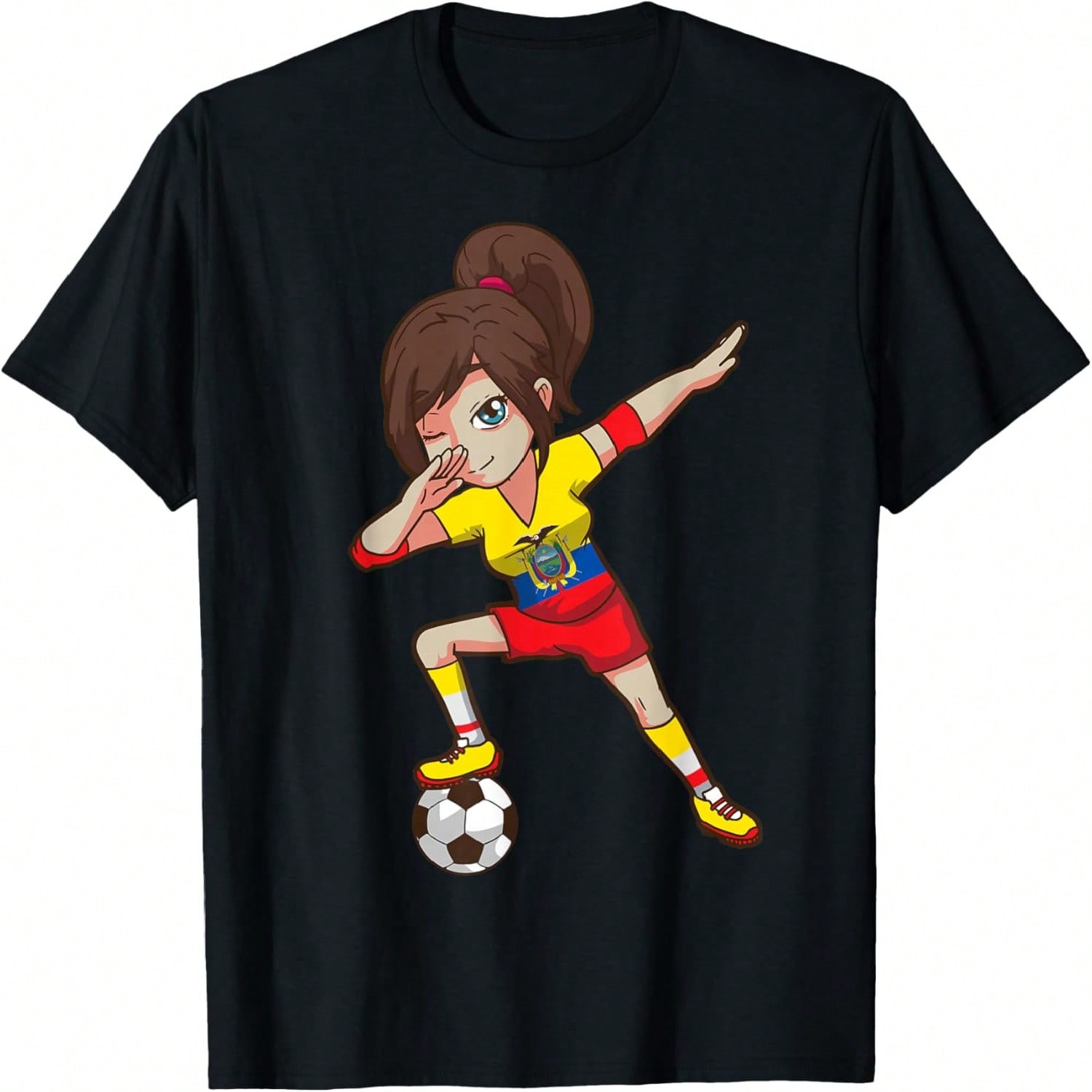 Soccer Fan Ecuador Ecuadorian Flag T-Shirt S