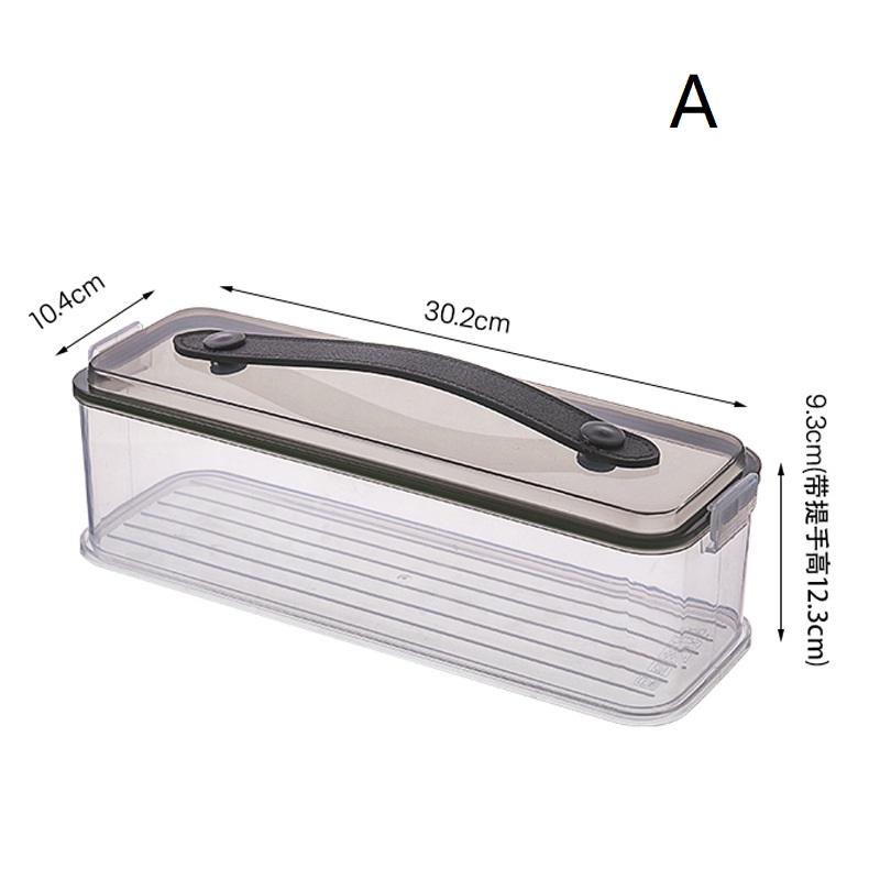 Small Food Preservation Boxes,Refrigerator Fresh-Keeping Storage Box, Fresh-Keeping Artifact,Transparent Sealed Storage Box