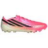 adidas F50 Series Hyperfast Elite 2G/3G Comfortable Fit Artificial Grass Soccer Shoes Unisex Soccer Shoes Fluorescent-Red HQ0017