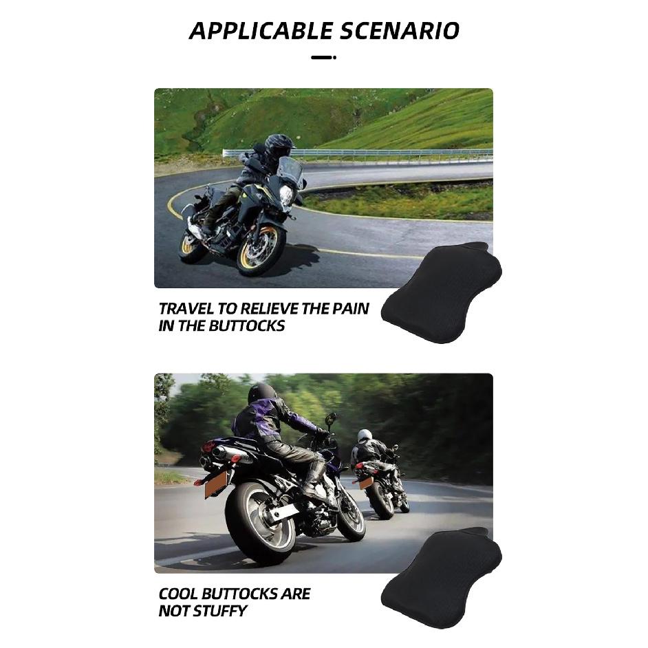 Pressure Relief Anti Slip Universal Comfortable Seat Cover Motorcycle Seat Cushion Gel Honeycomb Motorbike Accessories Gel Guard