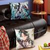 Spiel Anime Genshin Impact Xiao Kissenbezug Mode Quadratischer Kissenbezug Schlafzimmer Sofa Raum Ins Dekoration Freizeit