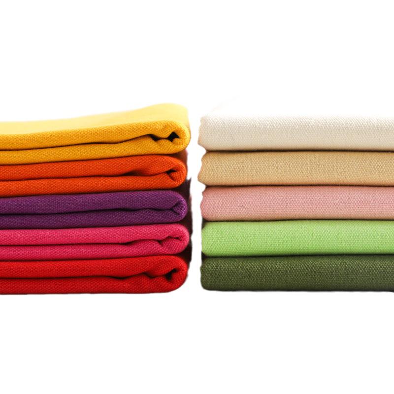 Polyester Cotton Canvas Fabric for Luggage & Shoes, 10an 2*1 Weave, Thickened Plain 290g