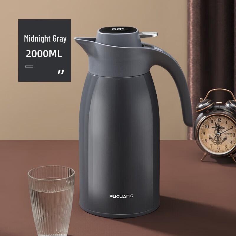 FUGUANG 2.0L LED Temperature Display Desktop Thermal Kettle