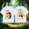 2026 Potdemiel Summer New Pikachu Print Childrens TShirt Boys and Girls Comfortable Breathable Unisexs TShirt Women Tshirt