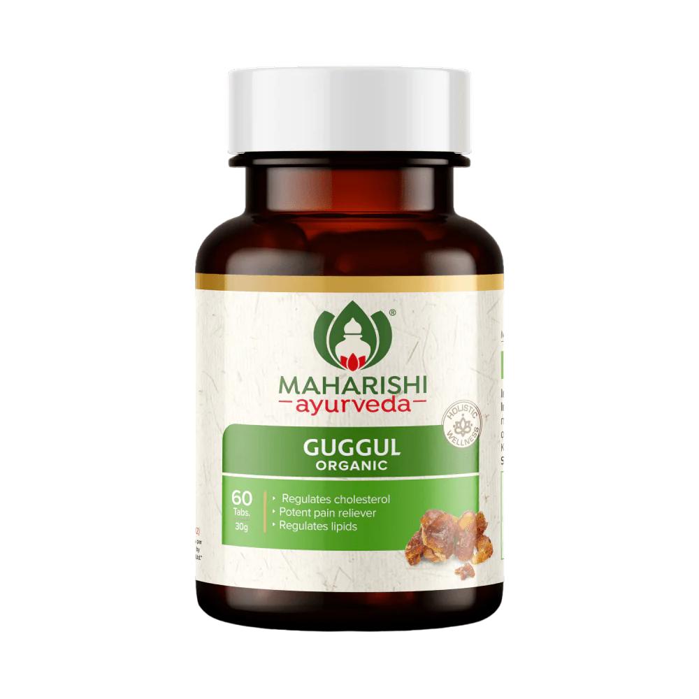 

Гуггул (60 таб, 500 мг), Organic Guggul, Maharishi Ayurveda