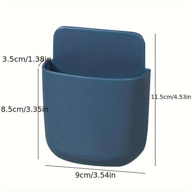 Remote control storage box, air conditioning, wall mounted bedside phone charging storage rack, storage rack without punching