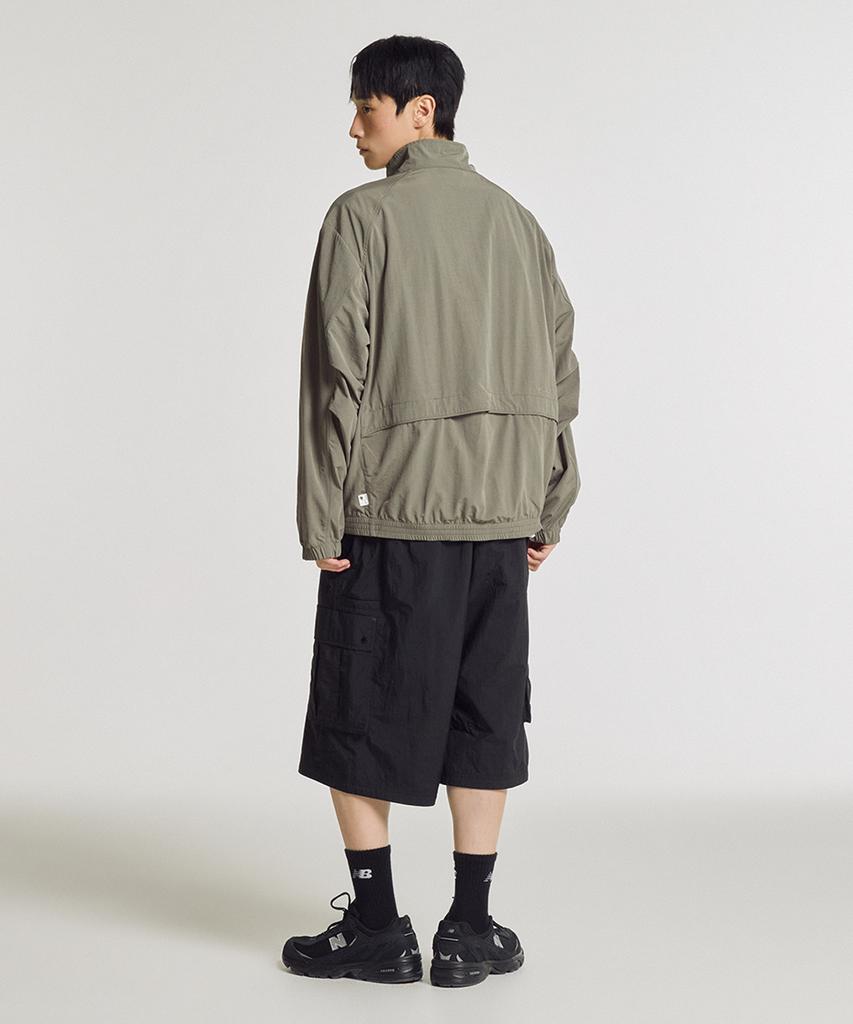 New Balance Nbnag31803 / Uni Essential Heritage Stand-Neck Warm-Up Jacket (G/Khaki)