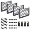 4 X Large Van Storage Nets Pockets Camper Caravan Motorhome Organiser Netting Durable Black Car Organizer Pocket