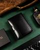 Gift Set: Men's Leather Wallet and Keychain - Peterson