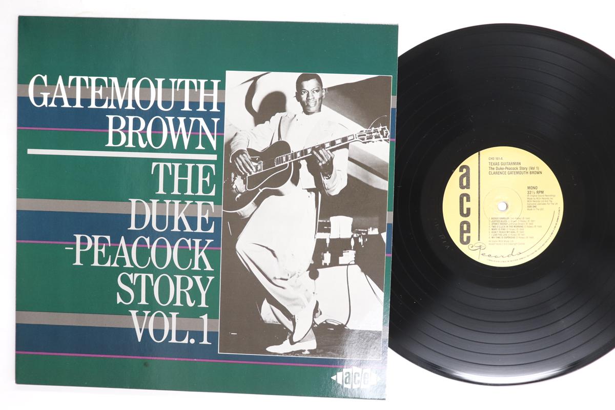 

LP Record GATEMOUTH BROWN Duke Peacock Story Vol. 1 CHD161 ACE 1986 UK Blues Used