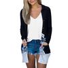 Women's Casual Fashion Floral Print Long Sleeve Mid-Length Cardigan Jacket