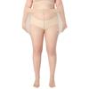 Plus Size Women's Ultra-Elastic Summer Stockings - Durable, Snag-Resistant, Flesh-Colored Pantyhose