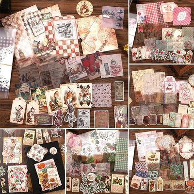 29 Teile/satz Vintage Scrapbooking Diy Aufkleber Pack Dekorative Retro Natürliche Sammlung Tagebuch Journal Washi Papier Aufkleber für Kunst