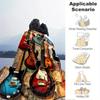 Guitar Art Pattern Decorative Throw Blanket for Sofa, Bed, Living Room, Bedroom, and Indoor/Outdoor Home Space