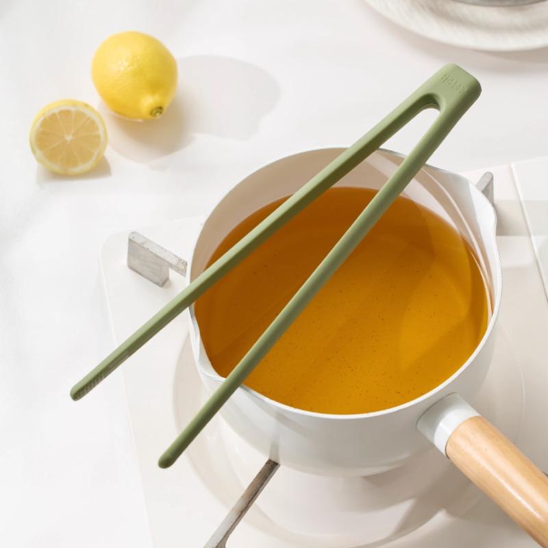 Silicone Clamp High Temperature Resistance Home Barbecue Tongs Kitchen Fried Steak Special Clamp Food Bread Anti-scald Food Clip