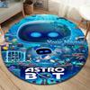 ASTRO BOT Custom Name Round Area Rug,Carpet Rug for Living Room Bedroom Sofa Playroom Decor,Non-slip Floor Mat