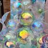 10pcs colorful 10 inch 4D round aluminum foil balloons for weddings, birthdays, holidays, and sparkling party decorations