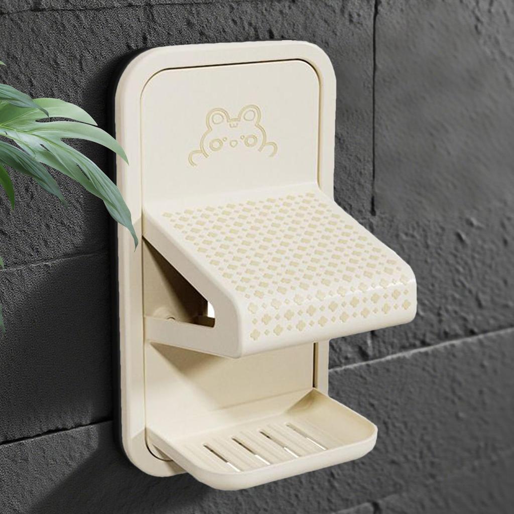 Sgabello da Doccia per Radere le Gambe Sgabello da Doccia per i Piedi per Radere le Gambe Accessori da Bagno a Parete con Vassoio per Metallo Vetro Marmo
