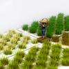 32x Static Grass Model Grass Tufts Rail Way Artificial Grass Miniature Tufts Terrain for Landscape Model Rail Way