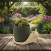 Cute Snail-shaped Flower Pot Corrosion Resistant Eco-Friendly Planter  Indoor Plants