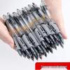 Black/Red GP1008 Ballpoint Pen for Students and Offices - Refillable, Press-Action Design for Writing and Signing