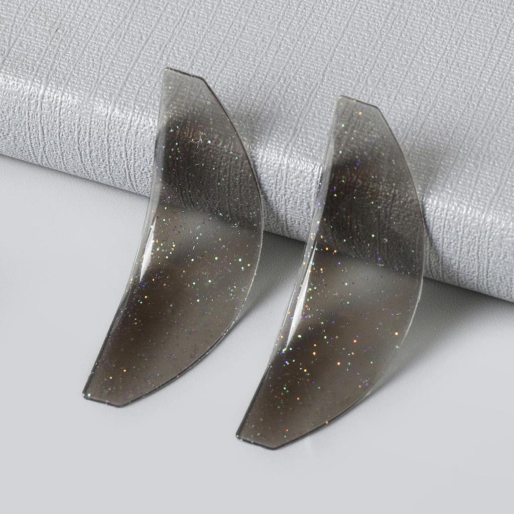 BLACKWINGS 1 Pair Eyelash Perm Silicone Pads, Curling Pads for Lash Lift, with Size Guide Chart, Hypoallergenic Reusable Accessories