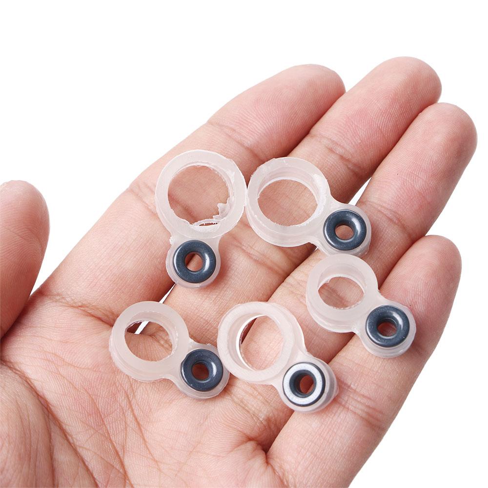 Ceramic Ring Fishing Tools O Ring Fishing Line Guide Silicone Ring Fishing Rod Wire Ceramic Ring