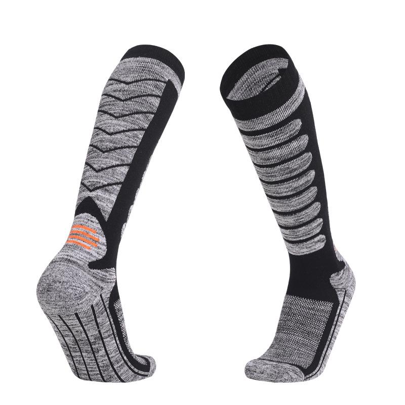 Thickened Terry Bottom Ski Socks - Sweat-Absorbent, Warm Outdoor Sports Socks for Mountaineering