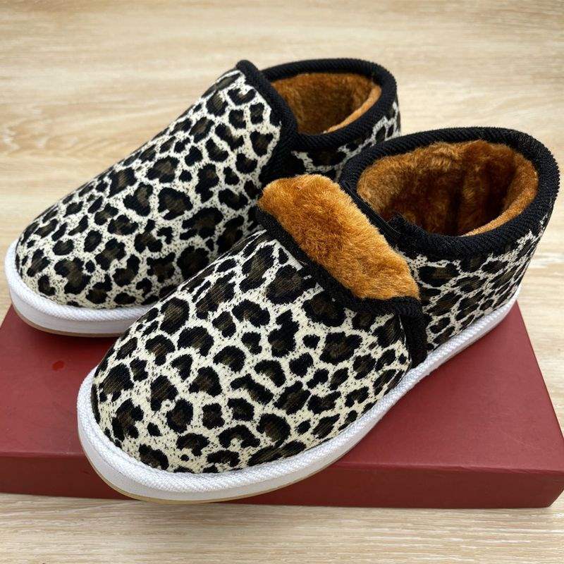 

Хлопковые туфли ручной работы для мужчин и женщин на зиму, нескользящие для дома, для среднего и пожилого возраста, на подкладке и утолщенные, холодостойкие и теплые, старый Нор 42