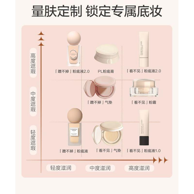 PASSIONAL LOVER - Neue cremige Samt-Foundation 2.0 - 3 Farben