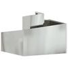 Garden Planter Silver 60 X 60 X 50 Cm Galvanized Steel