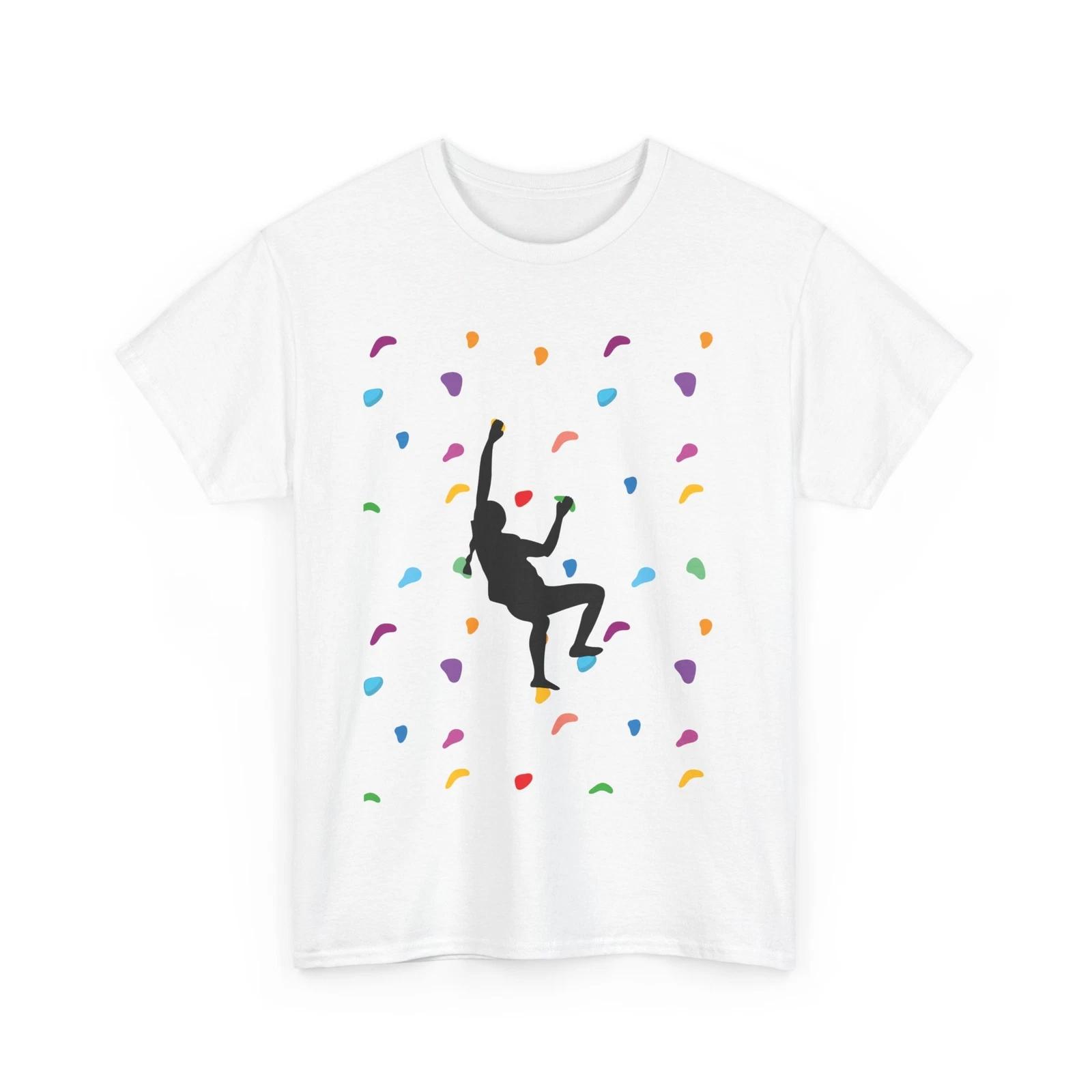 Climbing Shirt, Climb Lovers Colorful T-shirt, Climber Women Girls Shirt S