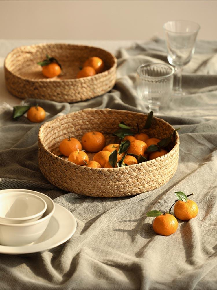 Gewebter Aufbewahrungskorb Stofffutter Rechteckig Dekorative Organizer-Behälter für Kleidung Spielzeug