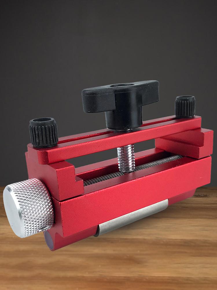 Honing Guide Edge Sharpening Jig Aluminum Alloy Blade Sharpening Holder Manual Metal Wood Chisel Abrasive Tool for Planer Chisel