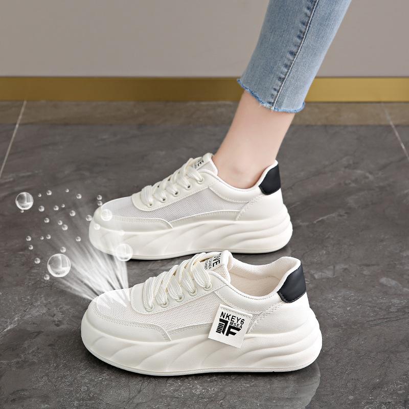 

Women s shoes mesh breathable little white shoes summer versatile soft-soled sports and leisure shoes 40