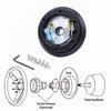 Cross Car Steering Wheel Adapter for Honda Accord/Civic/CRX & Acura 190H.
