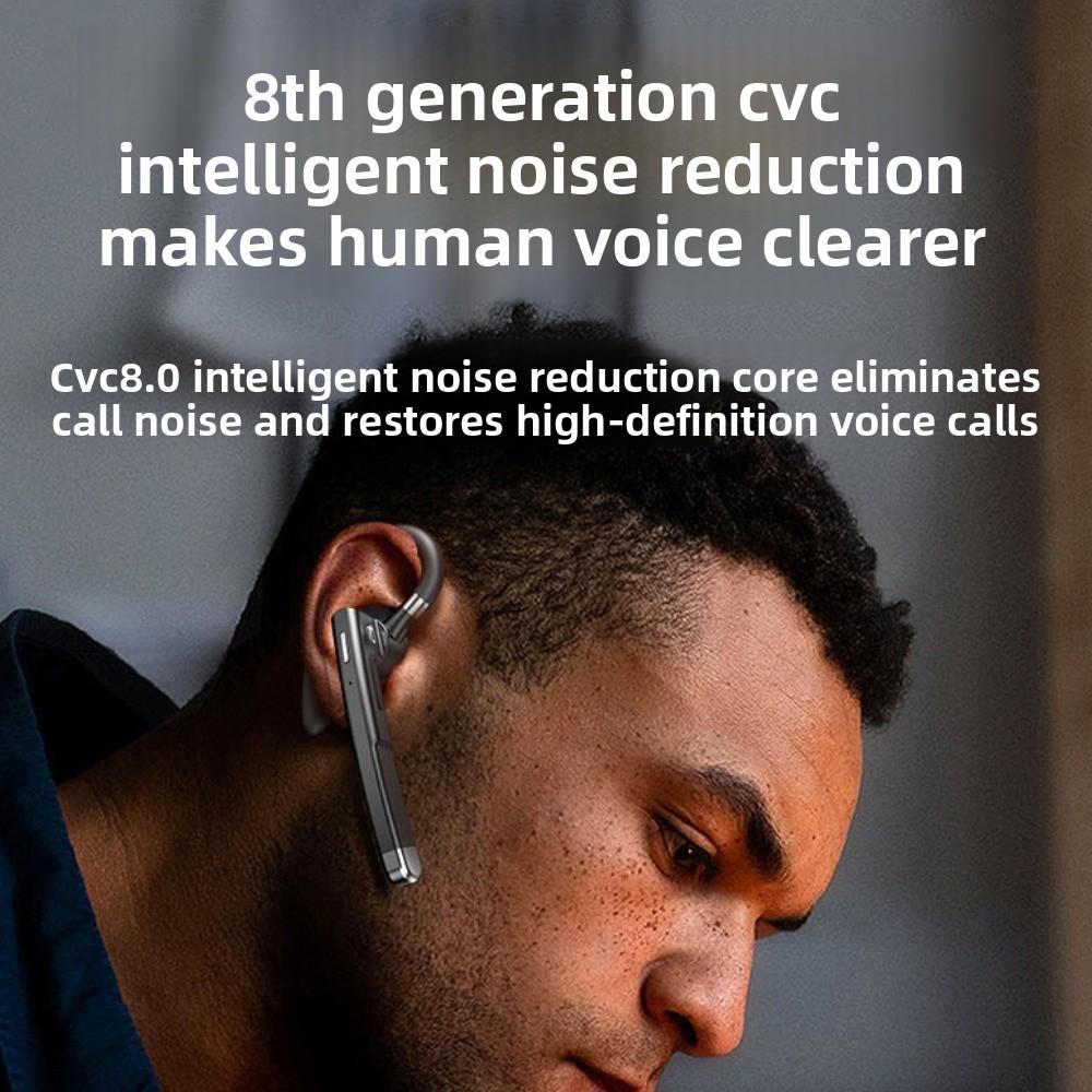 Rotatable Business Headset Screen Display Wireless Headphones Bluetooth Earphone  Sports