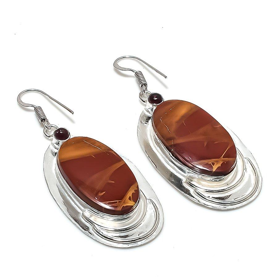Natural Noreena Jasper 925 Sterling Silver Jewelry Earring 2.36  AE-12527