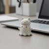3D Print Ornaments, Cat Ghost Shape, Add Halloween Atmosphere Desktop Decoration, Figurine for Home Office